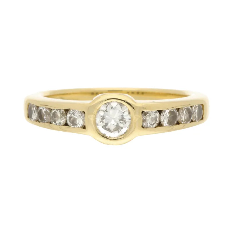 Pre-Owned 18ct Yellow Gold Diamond Eternity Ring