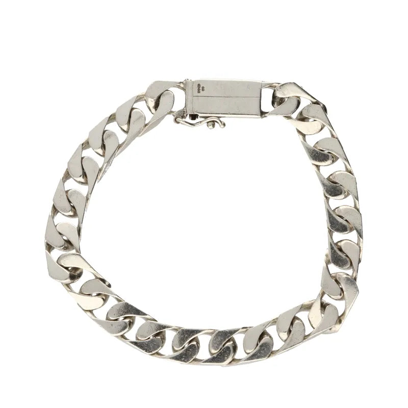 Pre-Owned Sterling Silver Fancy Link Bracelet 19cm