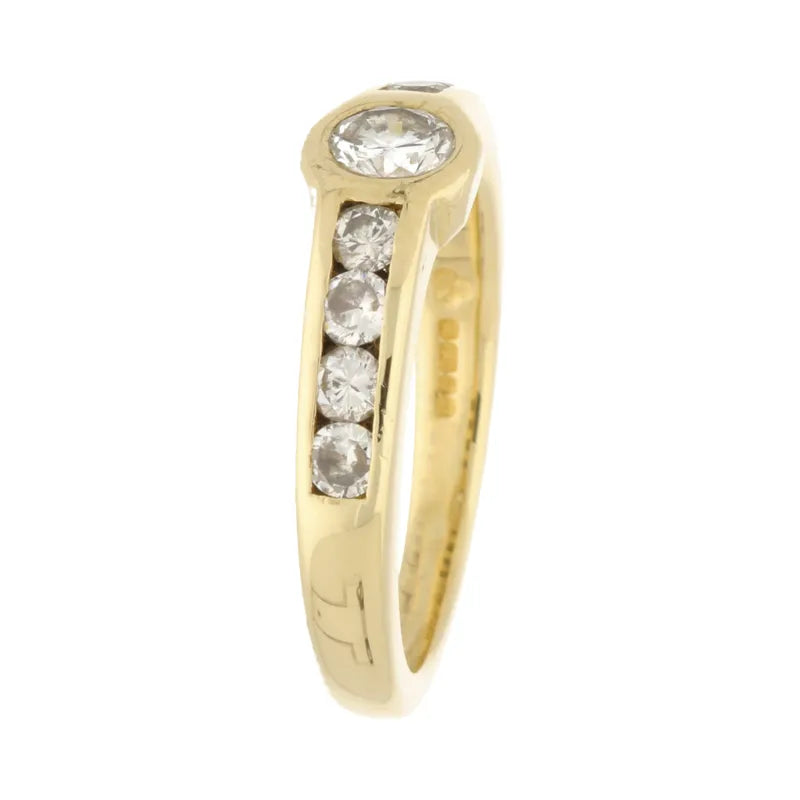 Pre-Owned 18ct Yellow Gold Diamond Eternity Ring