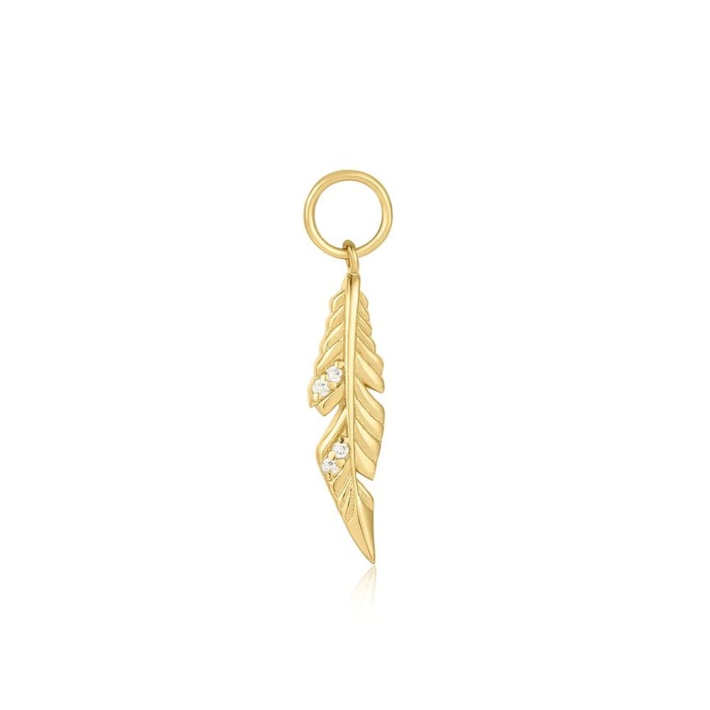 Ania Haie Gold Feather Earring Charm image 0