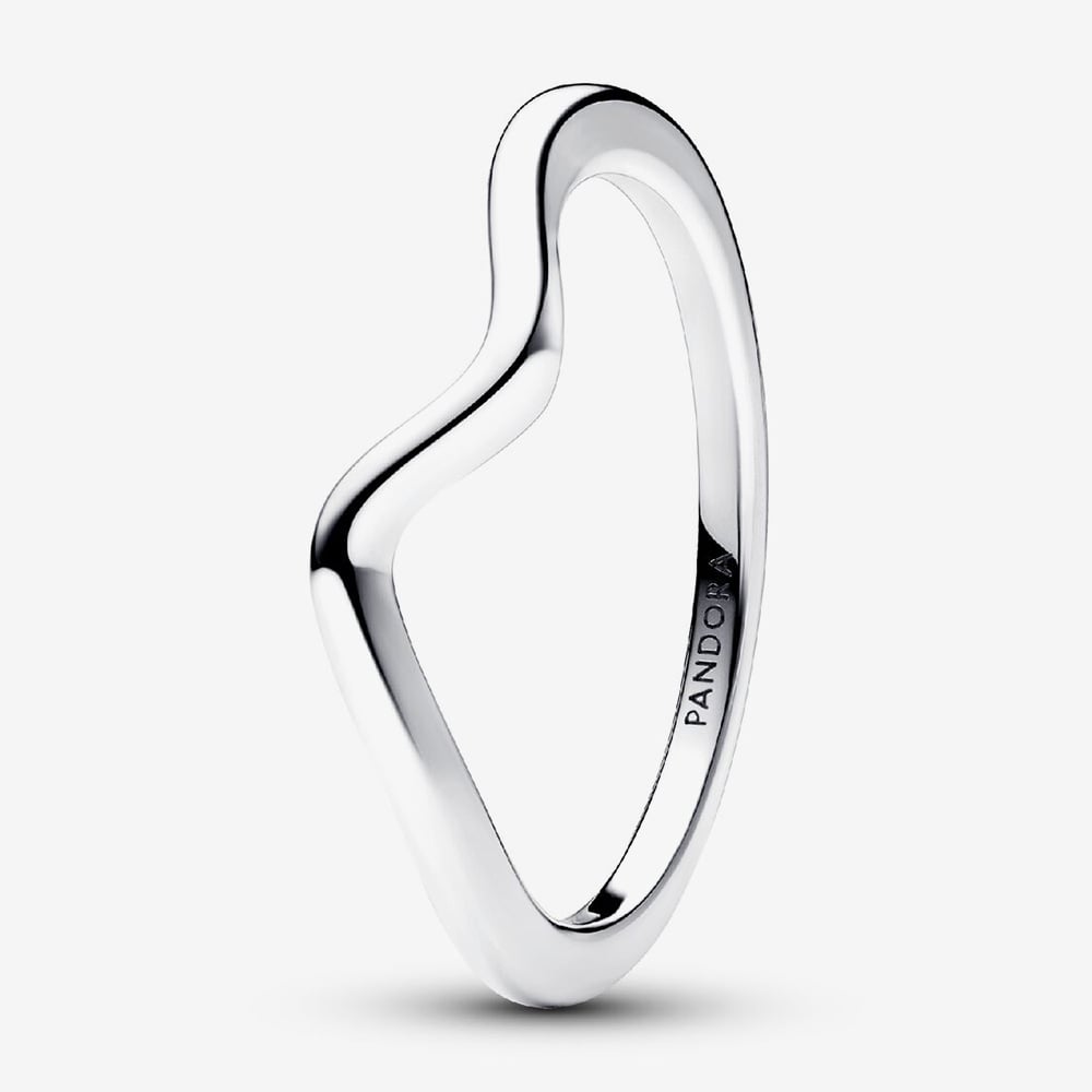PANDORA Polished Wave Ring 193095C00