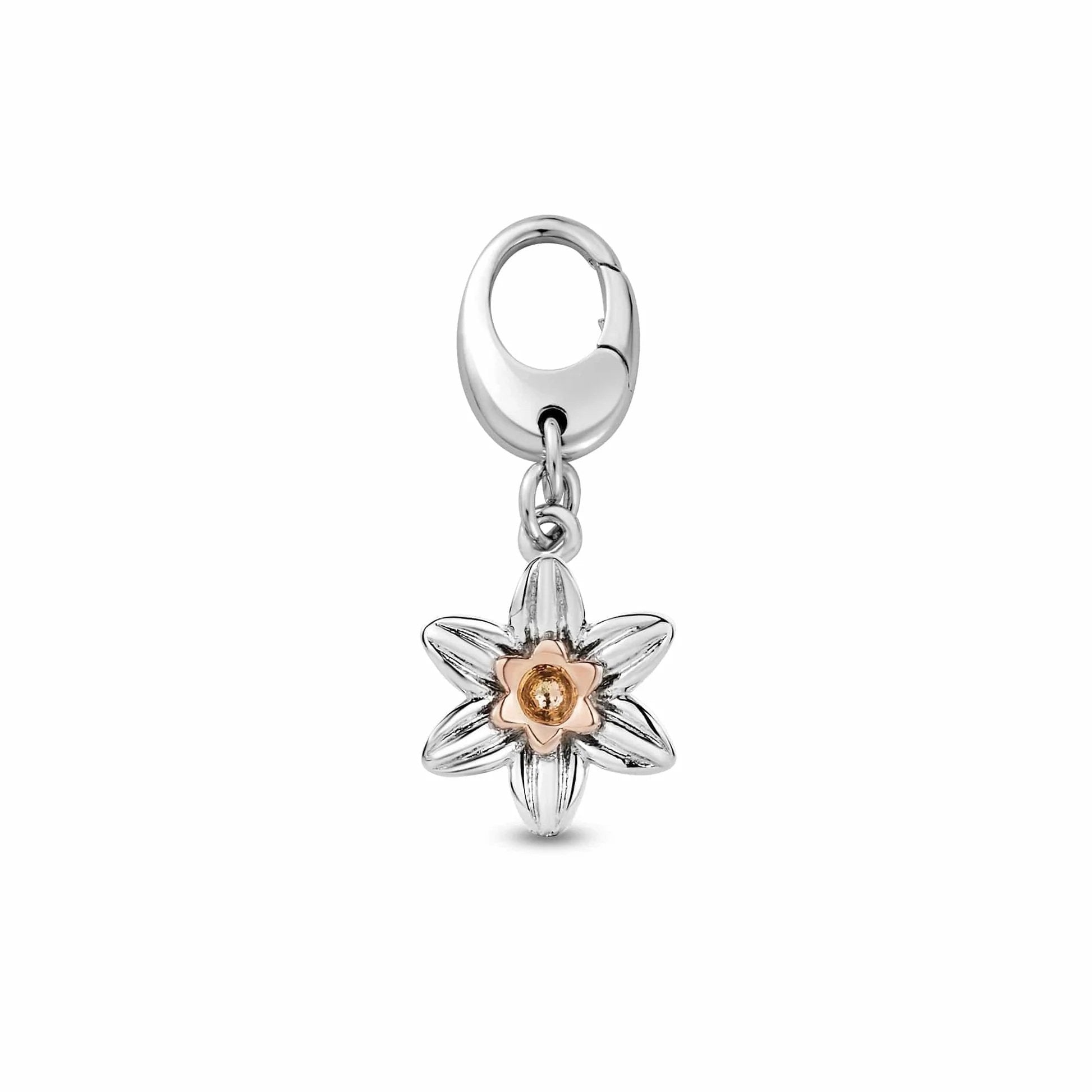 Clogau Insignia Sterling Silver Daffodil Charm 3SDAF879 image 0