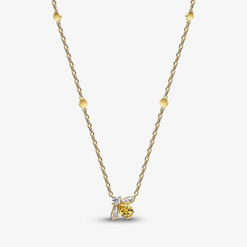 PANDORA Honey Bee Pendant Necklace 364560C01-45