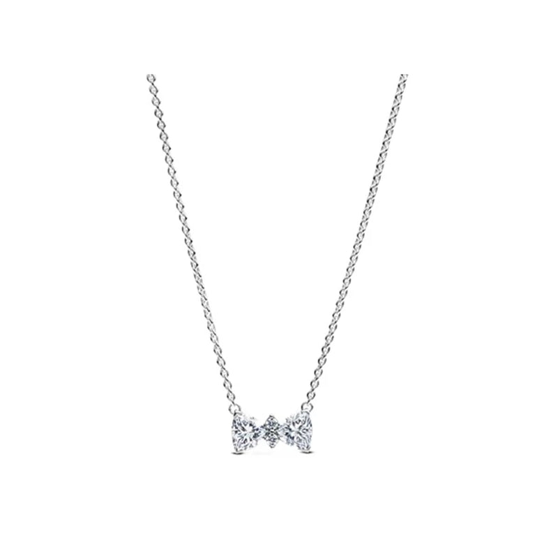 PANDORA Sparkling Bow Necklace 393509C01-45