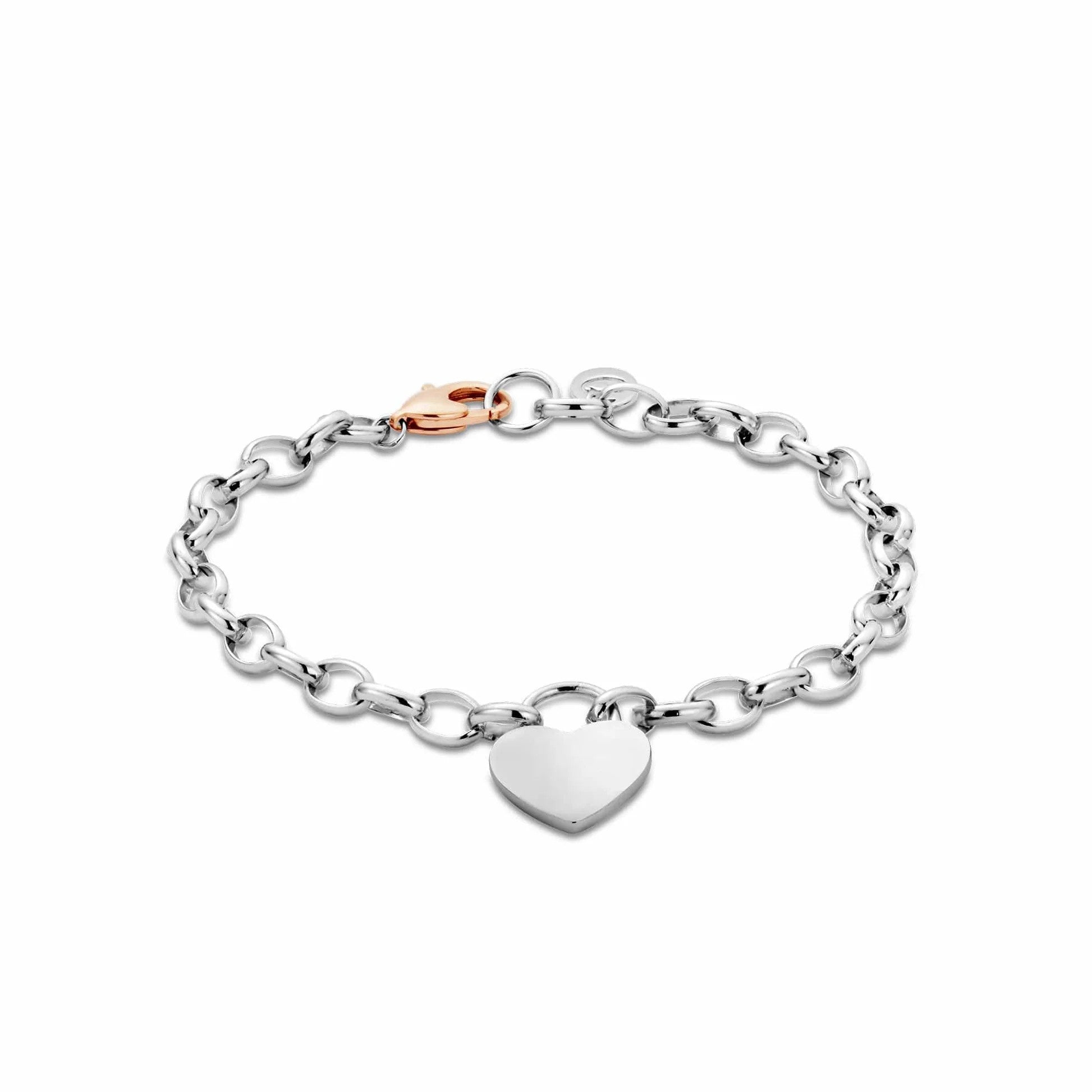 Cariad® Sterling Silver Padlock Bracelet 3SCAR952