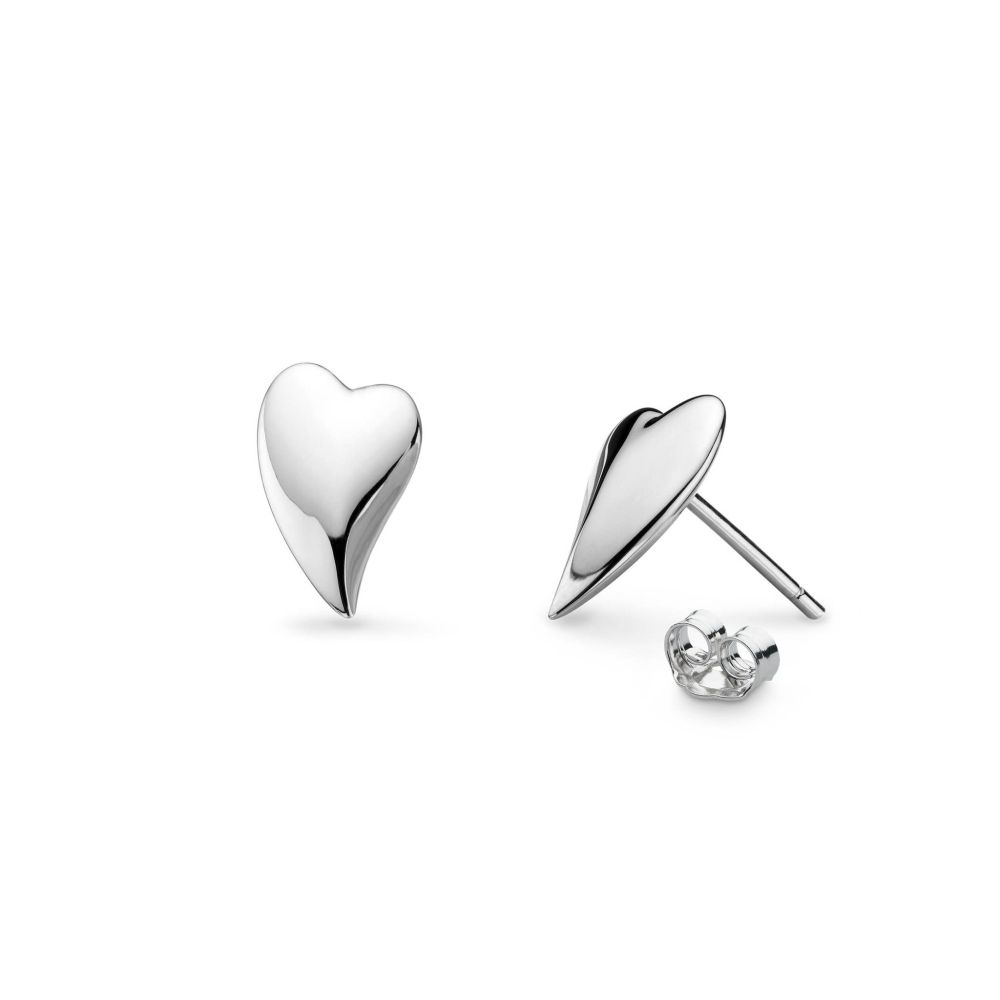 Kit Heath Desire Cherish Heart Stud Earrings 40GTRP