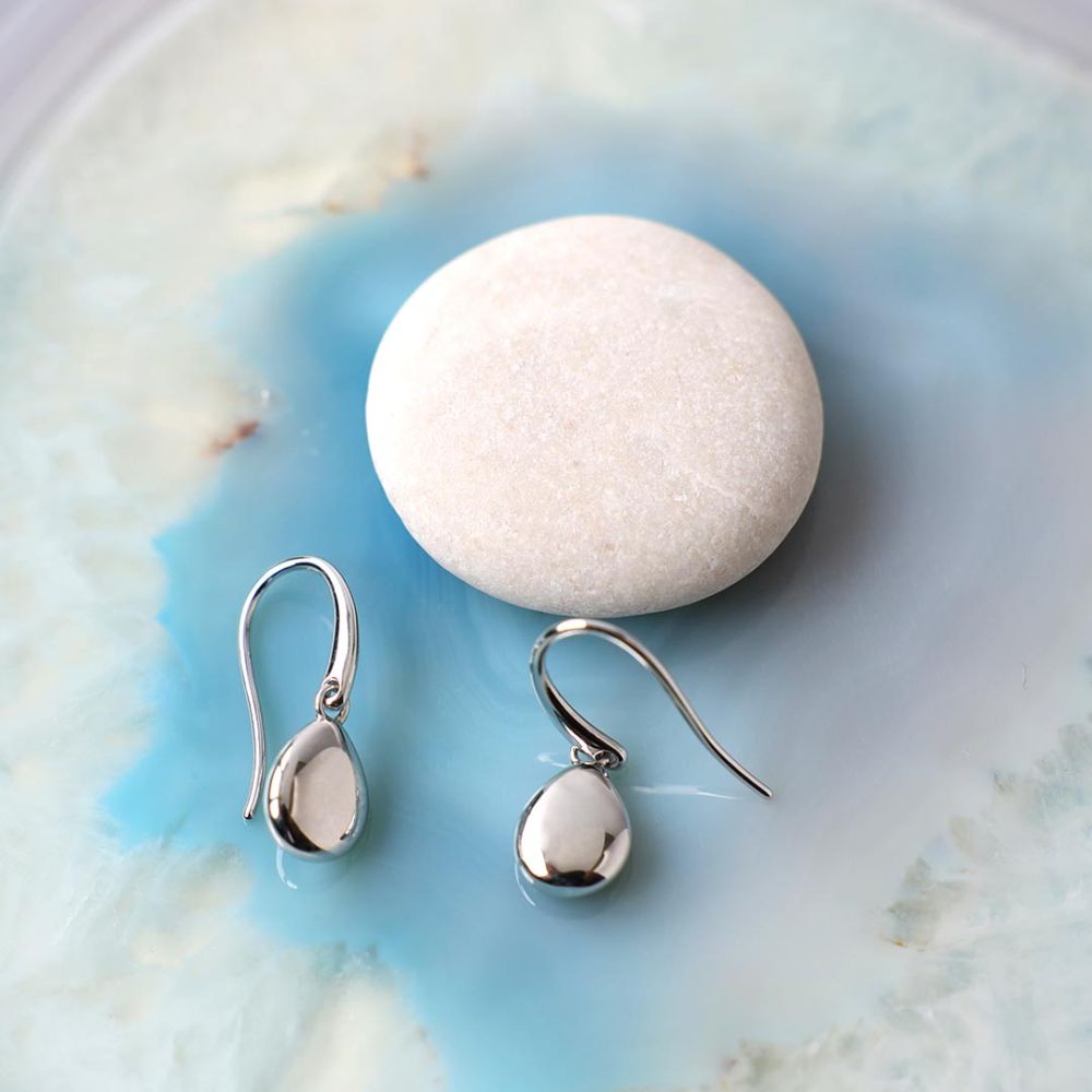 Kit Heath Coast Pebbles Droplet Drop Earrings 60185RP