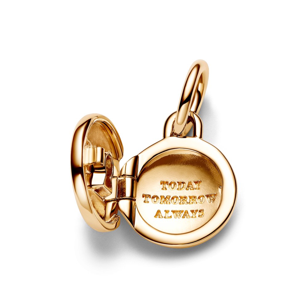 PANDORA Openable & Engravable Love Locket Dangle Charm 763066C01
