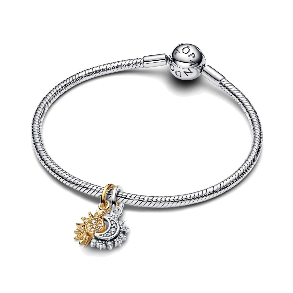 PANDORA Splittable Sun & Moon Dangle Charm 763585C01