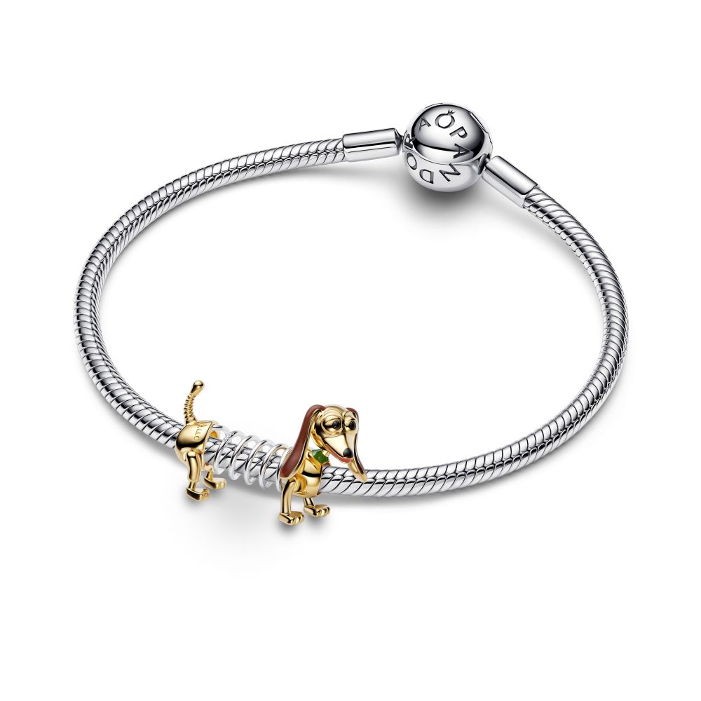 PANDORA Disney Pixar Toy Story Slinky Dog Charm 764603C01