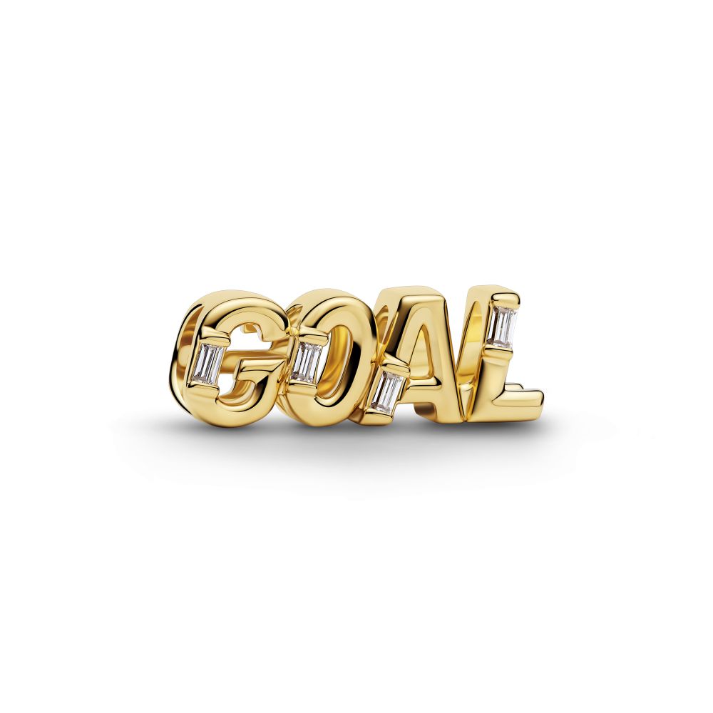 PANDORA Goal Script Charm 764709C01