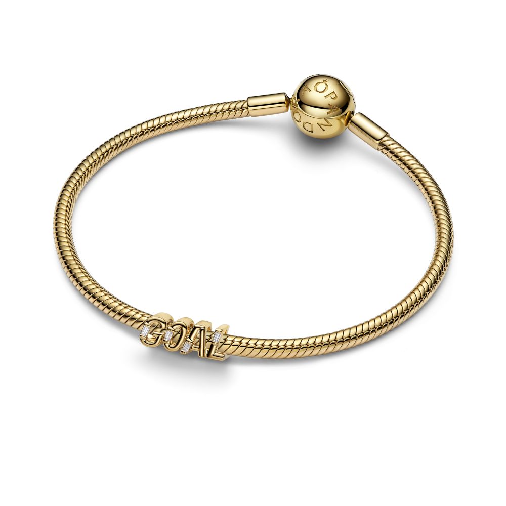 PANDORA Goal Script Charm 764709C01