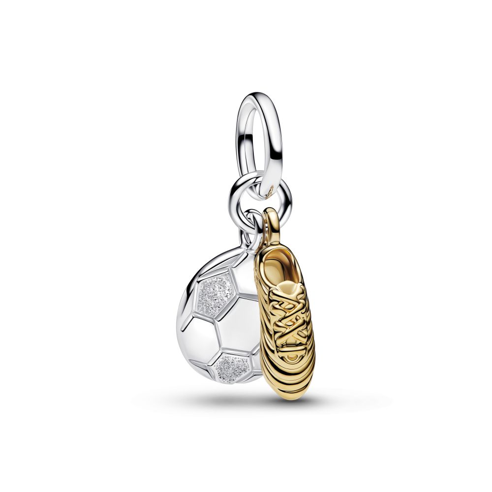 PANDORA Soccer Shoe Double Dangle Charm 764712C00
