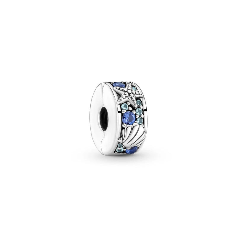 PANDORA Tropical Starfish & Shell Clip Charm 791678C01