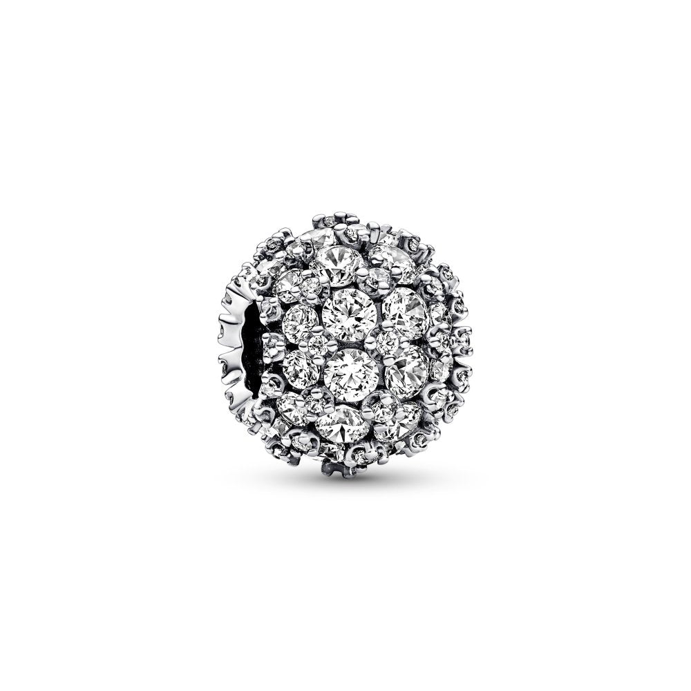 PANDORA Sparkling Pave Round Charm 792630C01