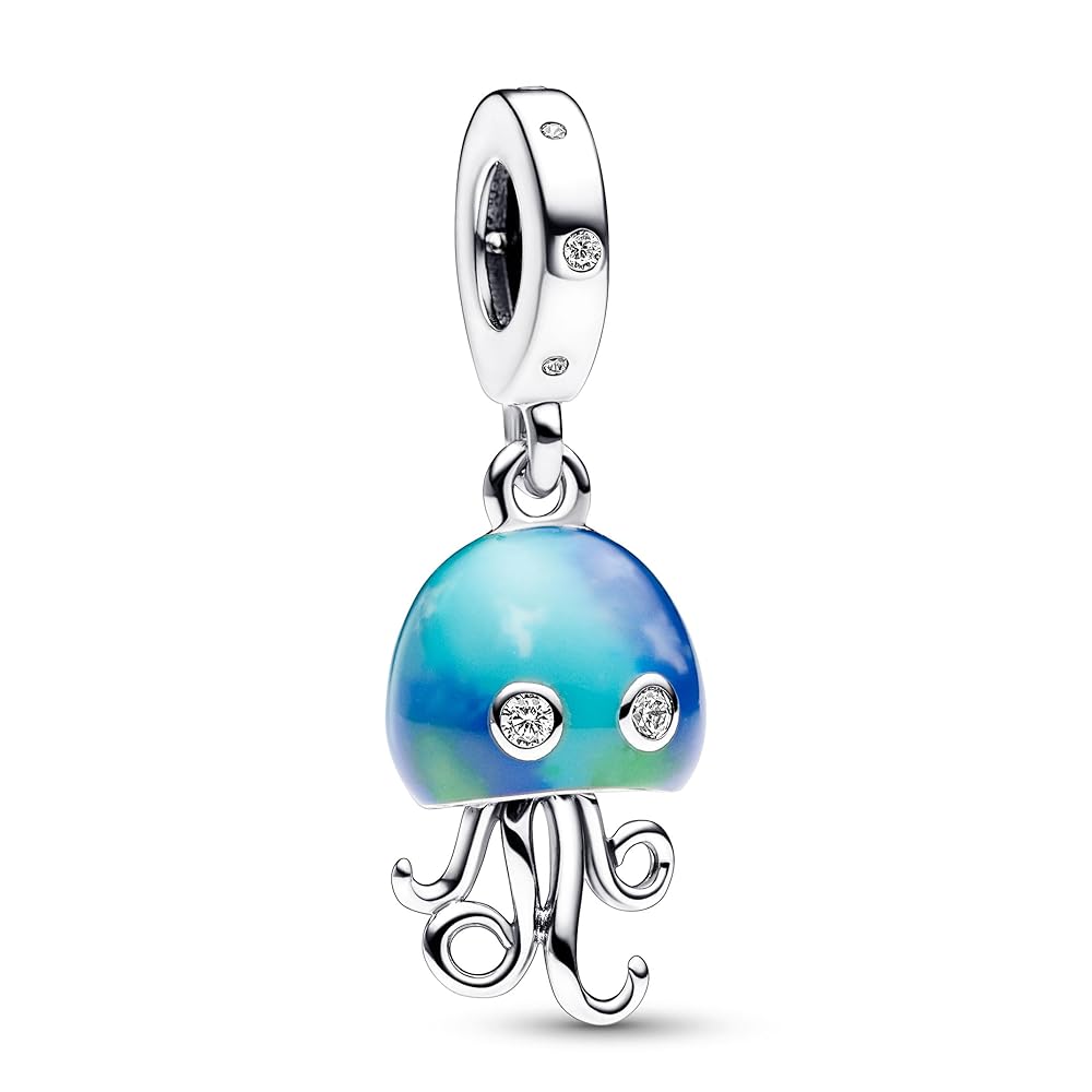 PANDORA Colour-changing Jellyfish Dangle Charm 792704C01