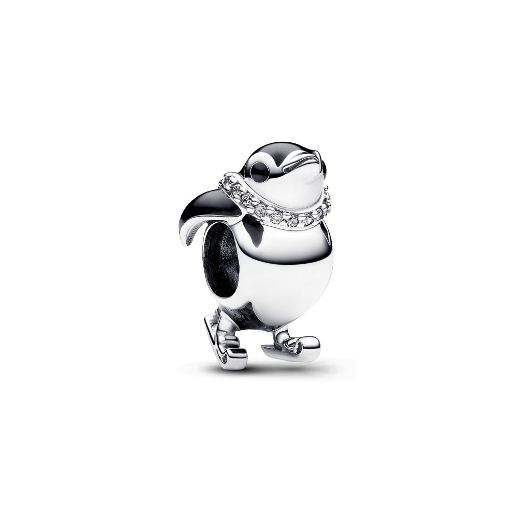 PANDORA Skiing Penguin Charm 792988C01