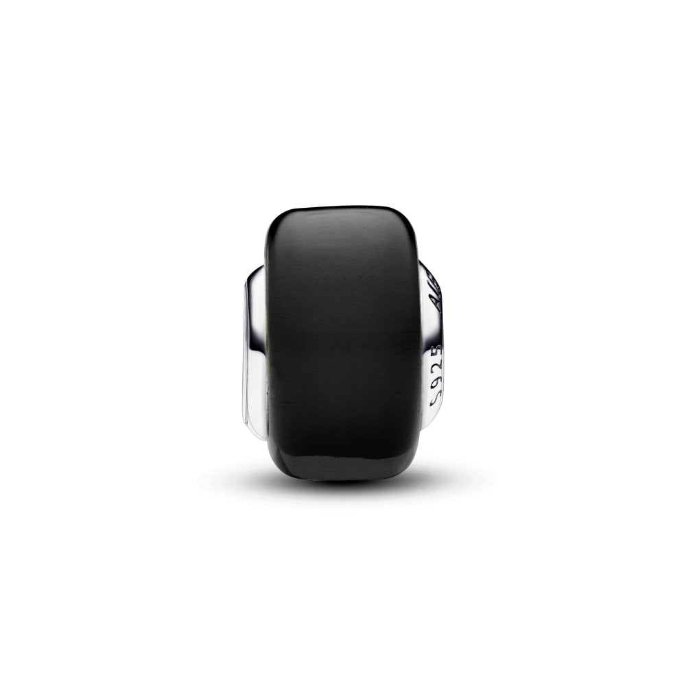 PANDORA Black Mini Murano Glass Charm 793117C00