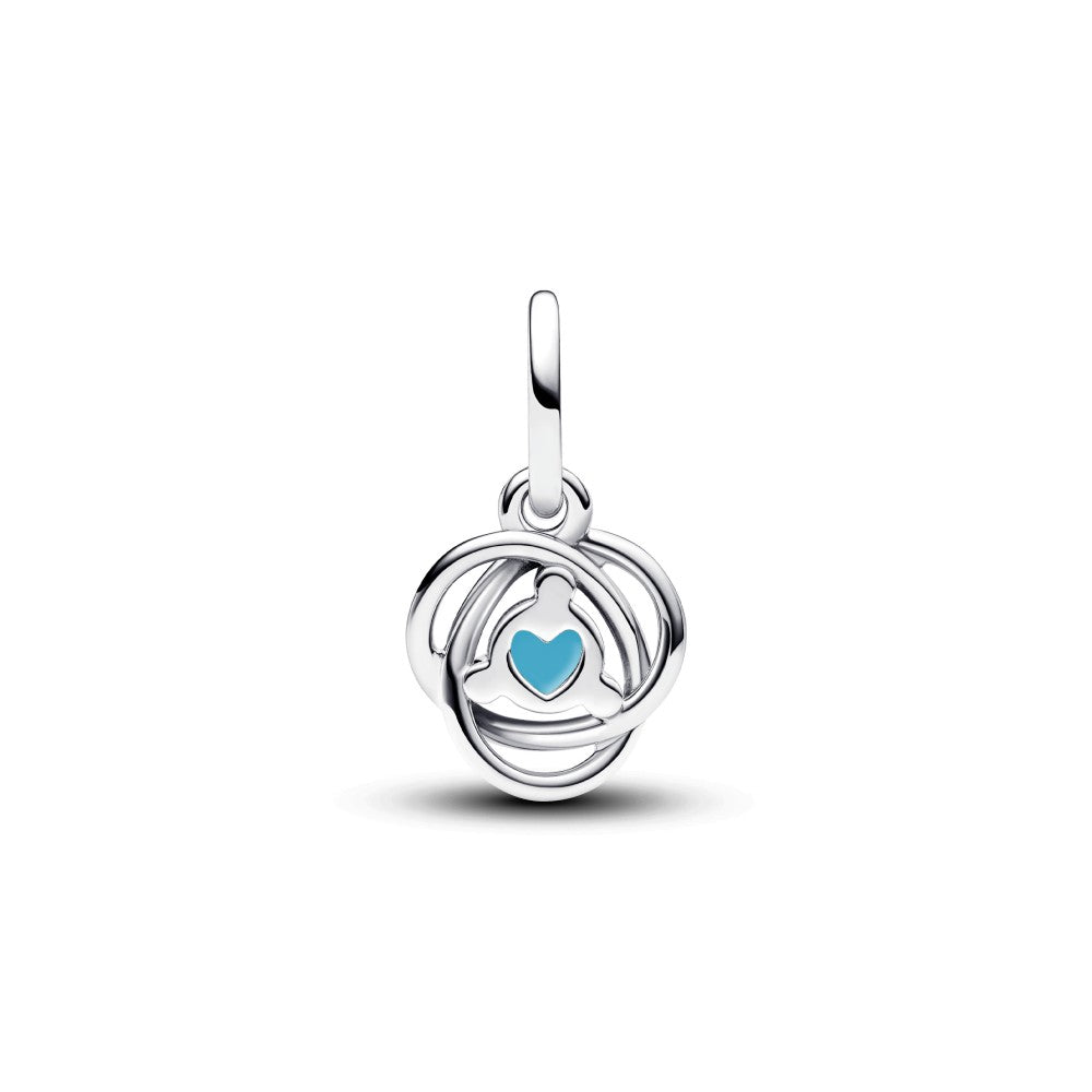 PANDORA December Birthstone Eternity Circle Dangle Charm 793125C12