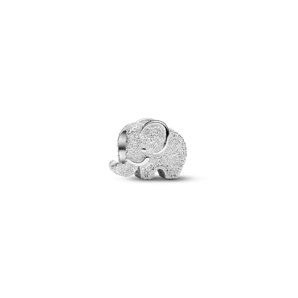 PANDORA Textured Elephant Mini Charm 794528C00
