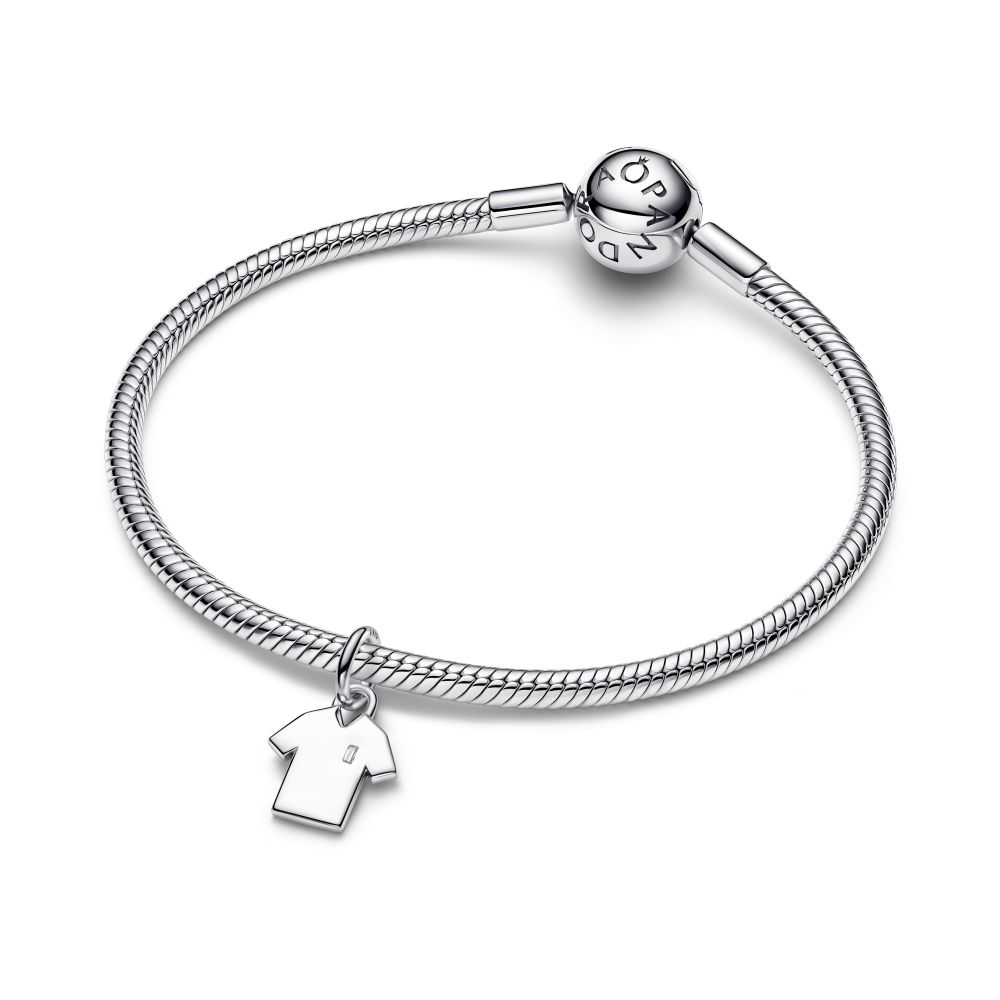 PANDORA Engravable Soccer Shirt Dangle Charm 794708C01