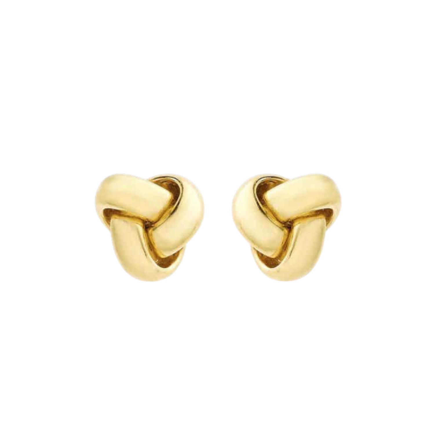 9CT SMALL TRIPLE KNOT STUD EARRING 1.55.6249