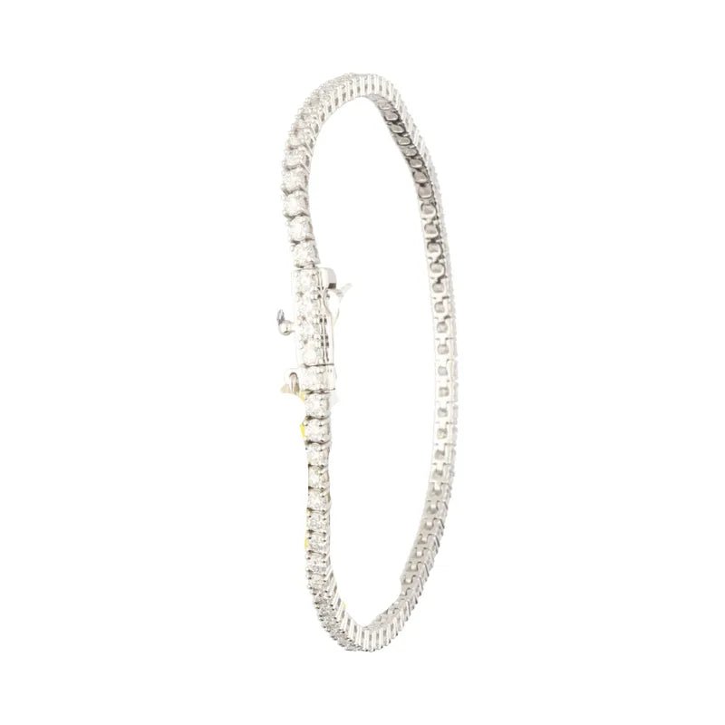 9ct White Gold 3ct Lab Grown Diamond Bracelet271135