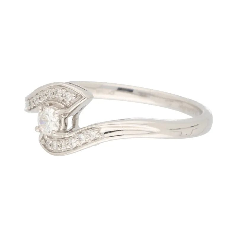 9ct White Gold Diamond Ring 0.16ct262620
