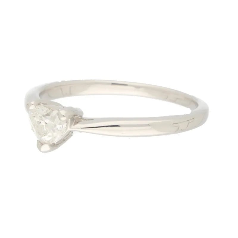 9ct White Gold Heart Shaped Diamond Ring 0.40ct254320