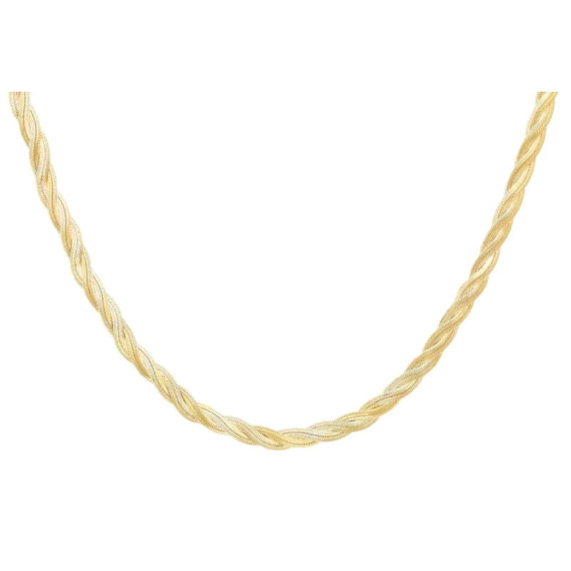 9ct Yellow Gold Herringbone Chain