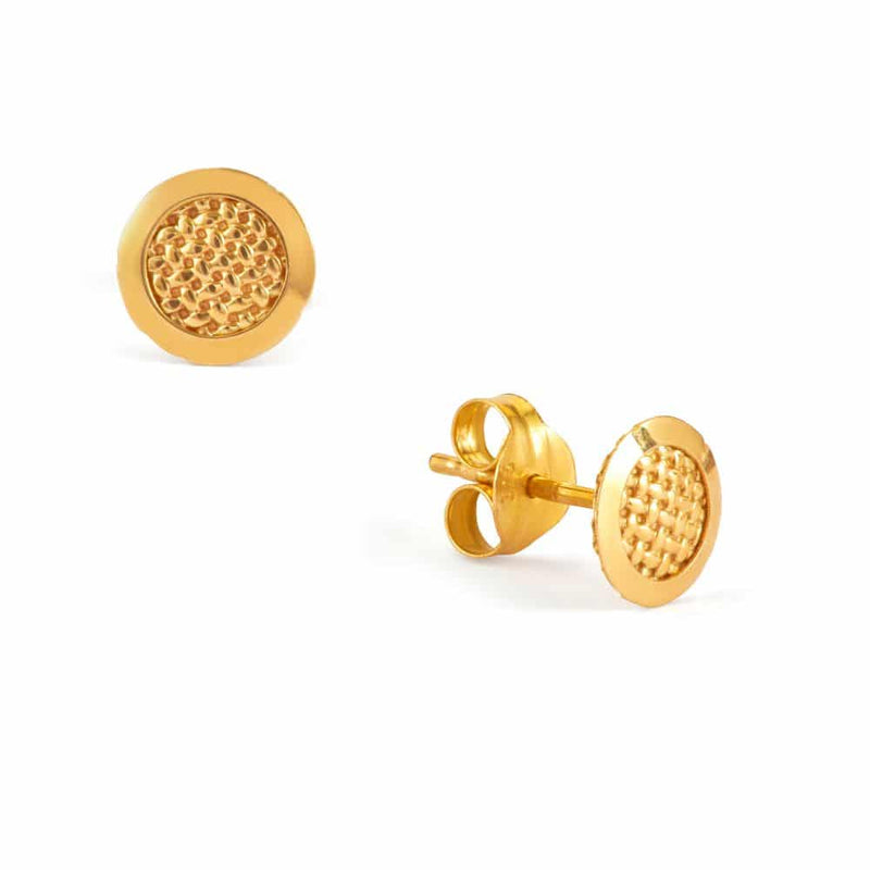 9ct Yellow Gold Stud Earrings