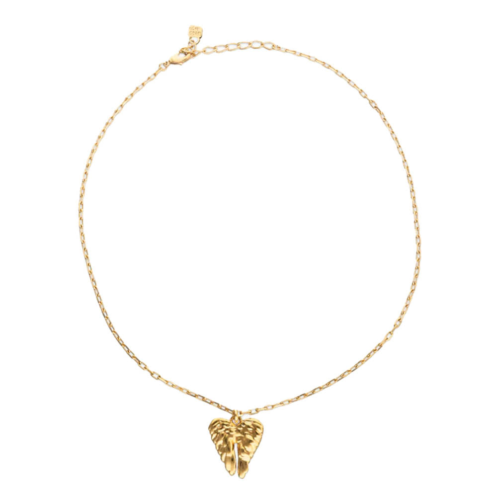 UNOde50 Ser Invencible Wing Necklace COL2041ORO0000U