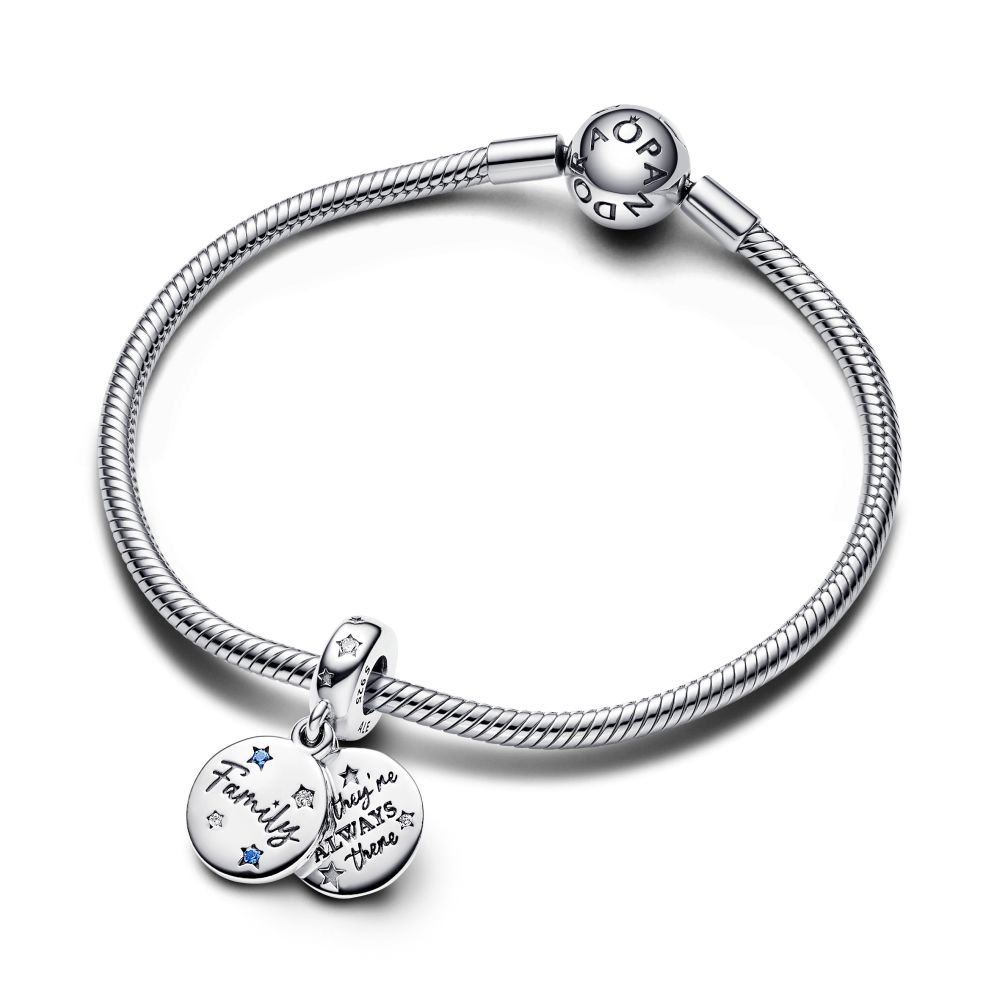 PANDORA Family Love Double Dangle Charm 792987C01
