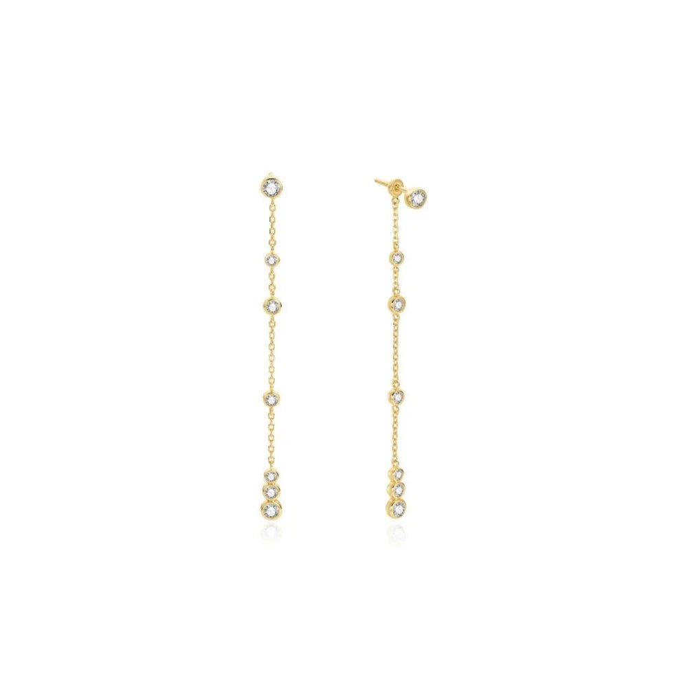 Ania Haie Gold Cascade Station Drop Stud Earrings E075-12GE075-12G