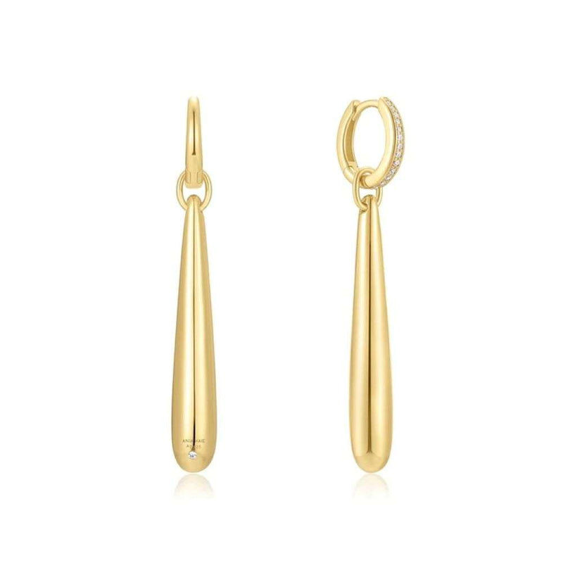 Ania Haie Gold Long Water Droplet Drop Earrings E067 - 11GE067-11G