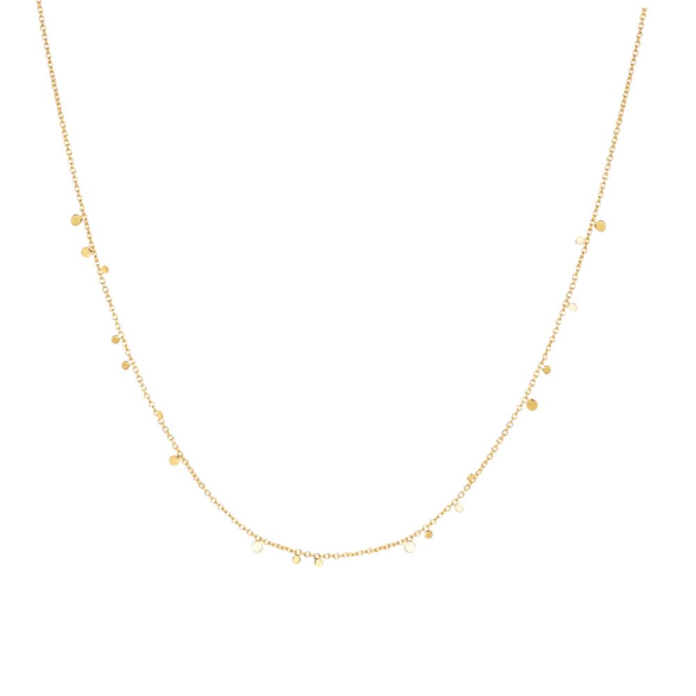 Ania Haie Gold Mini Disc Drop Stacking Necklace N063-02GN063-02G