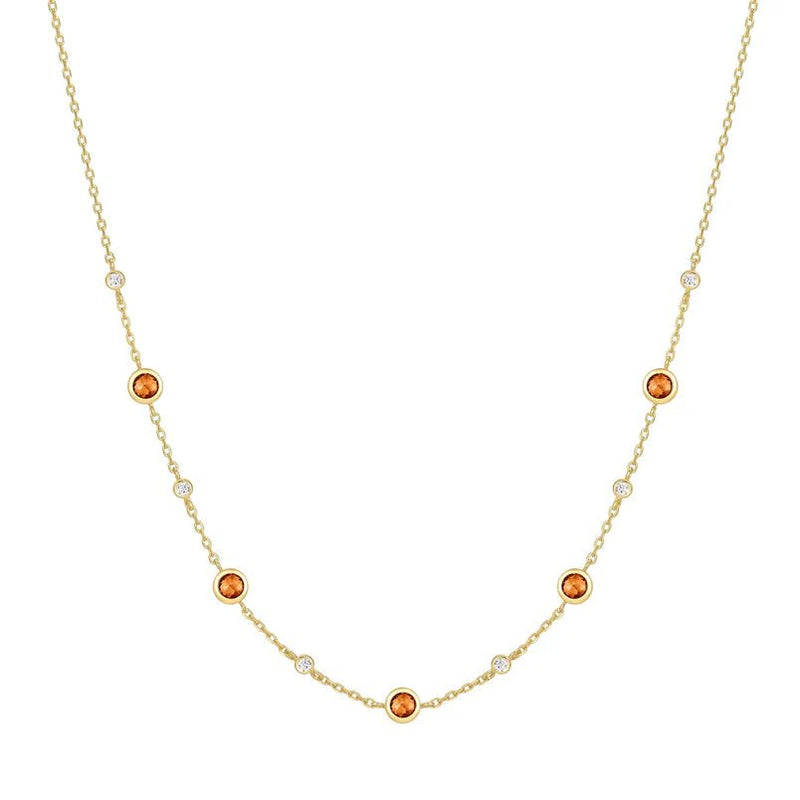 Ania Haie Gold Nano Gem Station Necklace N066 - 01GN066-01G