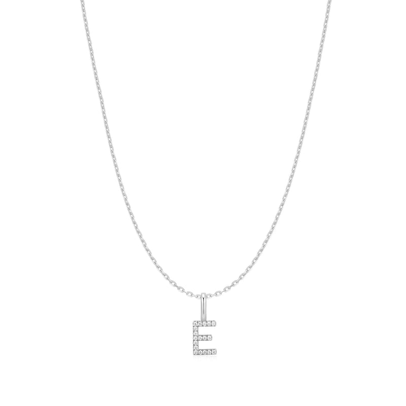Ania Haie Silver Letter E Initial Necklace N074-13HN074-13H