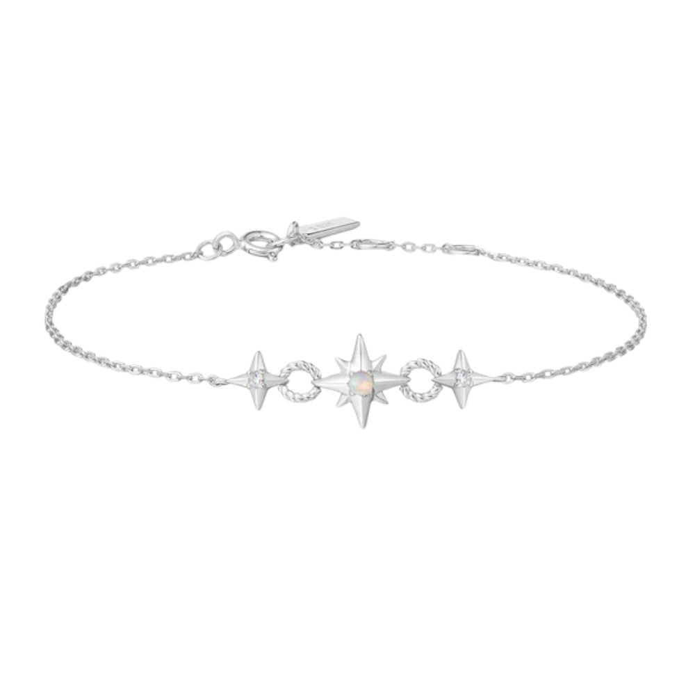 Ania Haie Silver Linked Star Bracelet B063 - 05HB063-05H