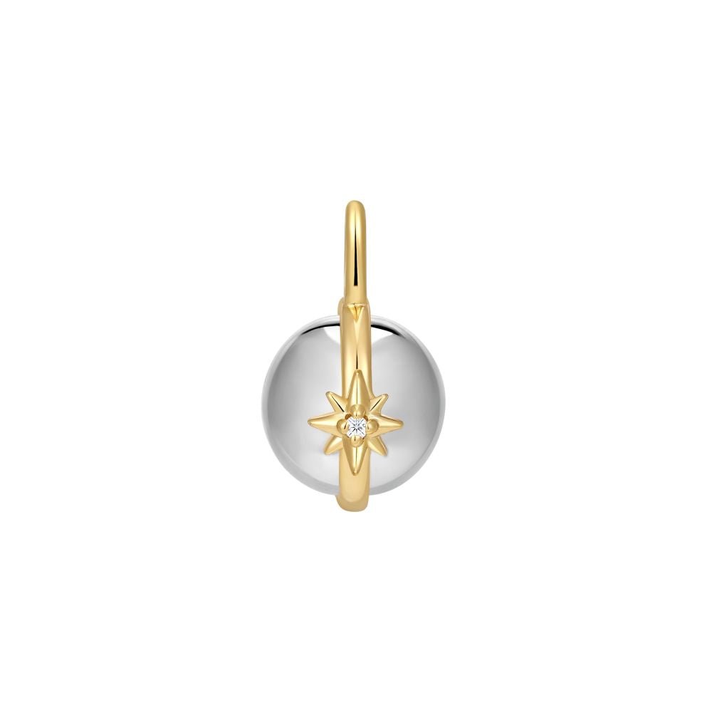 Ania Haie Two Tone Celestial Sphere Charm NC048 - 13TNC048-13T