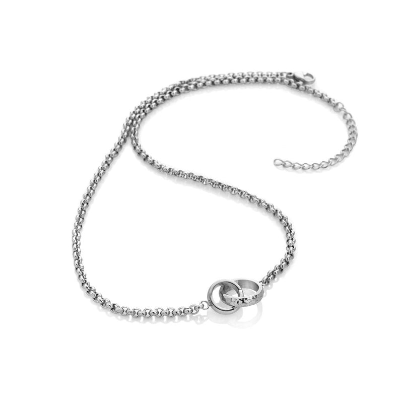 Ava & Sky Interlocking Circles Necklace ASN0026ASN0026