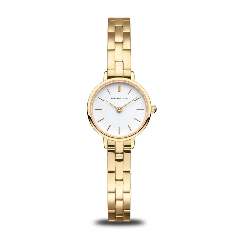Bering Lades Classic Polished Gold Watch - 11022 - 734