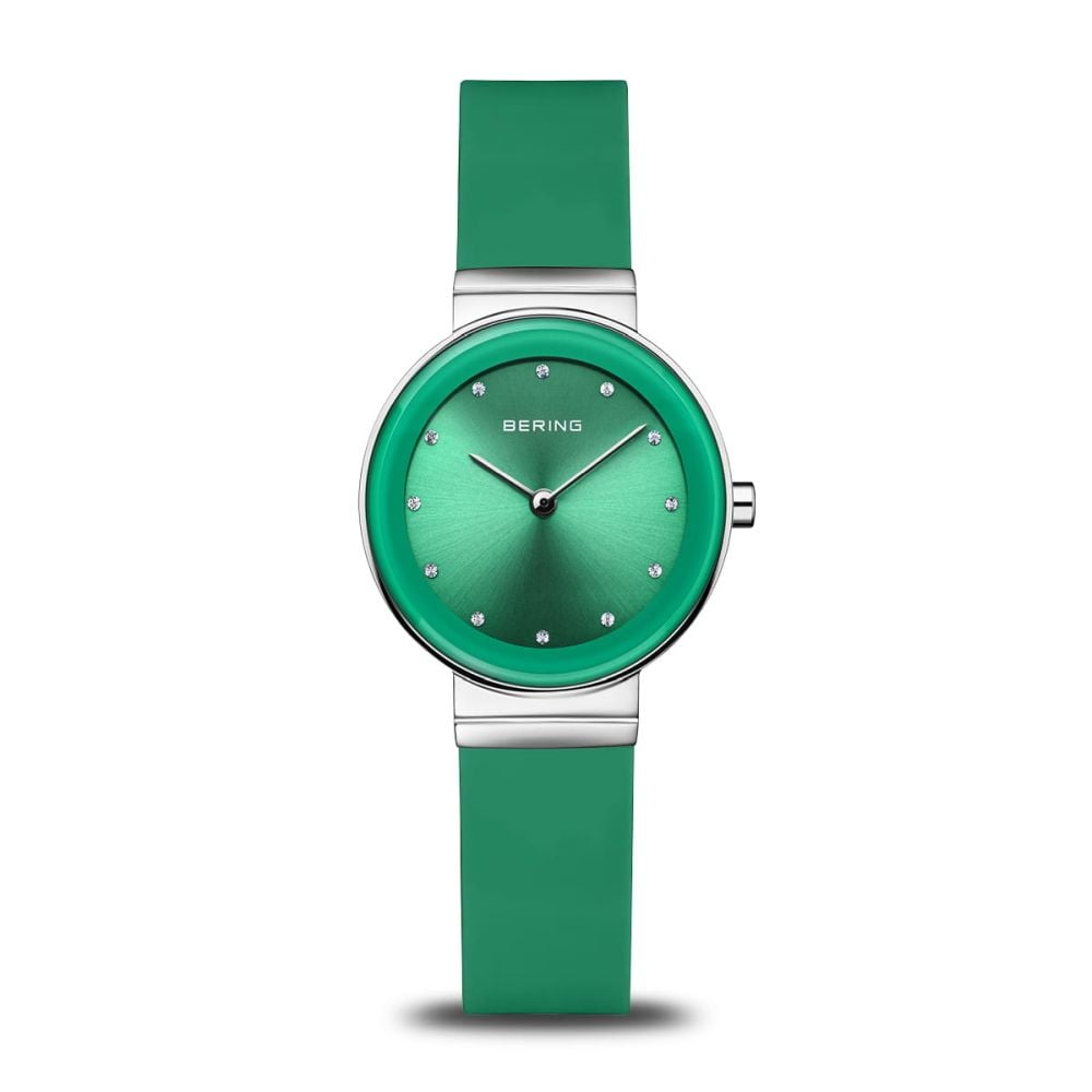 Bering Ladies Classic Polished Green Watch 10129 - 808273527