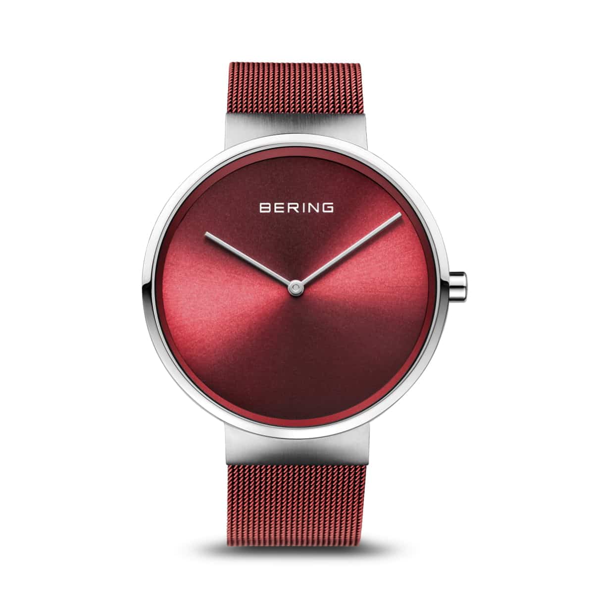 Bering Ladies' Polished Red and Silver Watch 14539 - 303