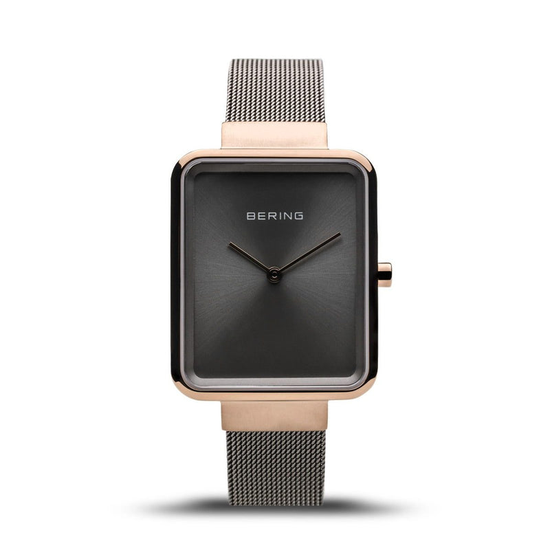 Bering Ladies' Polished Rose Gold & Grey Watch 14528 - 369