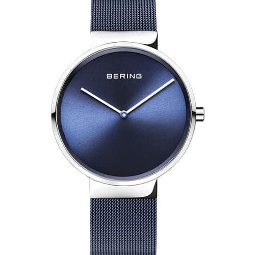 Bering Unisex Blue and Silver Watch 14539 - 307