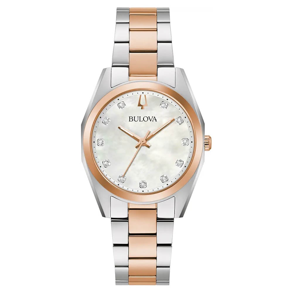 Bulova Ladies Two Tone Surveyor Watch 98P207