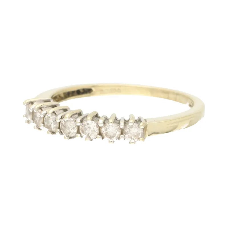 Captivating Pre - Owned 9ct Yellow Gold Diamond Eternity Ring2026W35-44-15