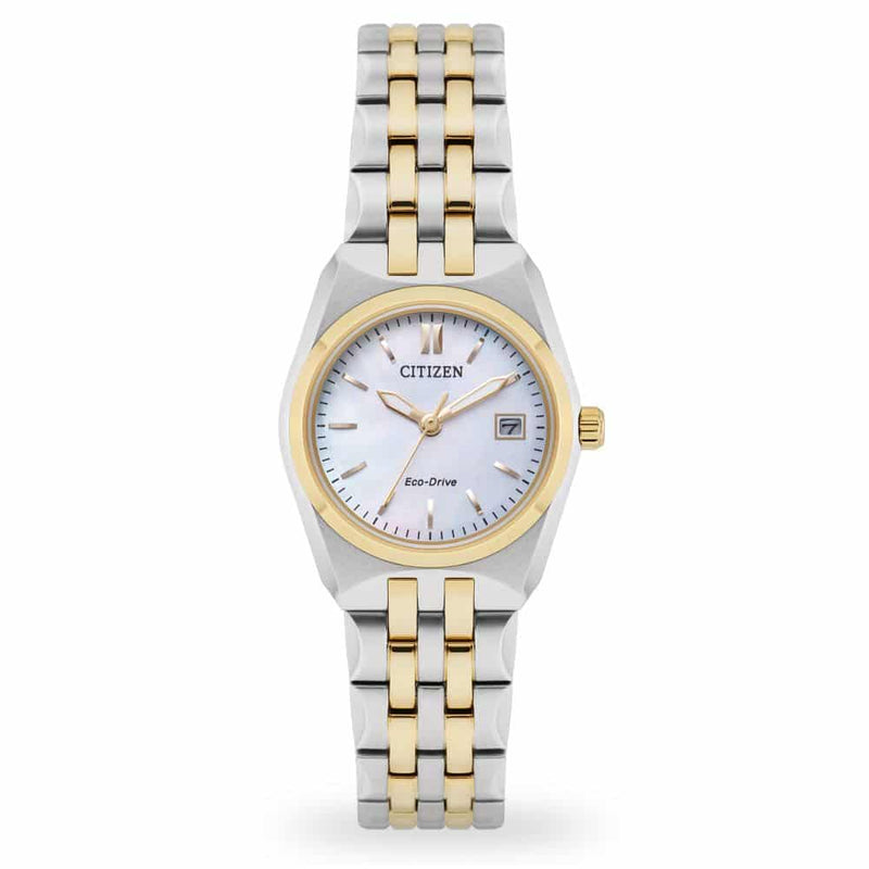 Citizen Eco - Drive Ladies' Corso White Dial Watch EW2296 - 58D