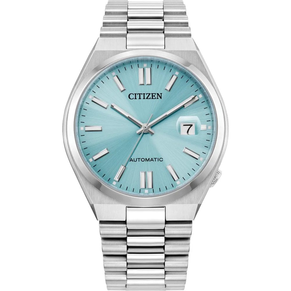 Citizen Eco - Drive Tsuyosa Light Blue Automatic Watch NJ0151 - 53M